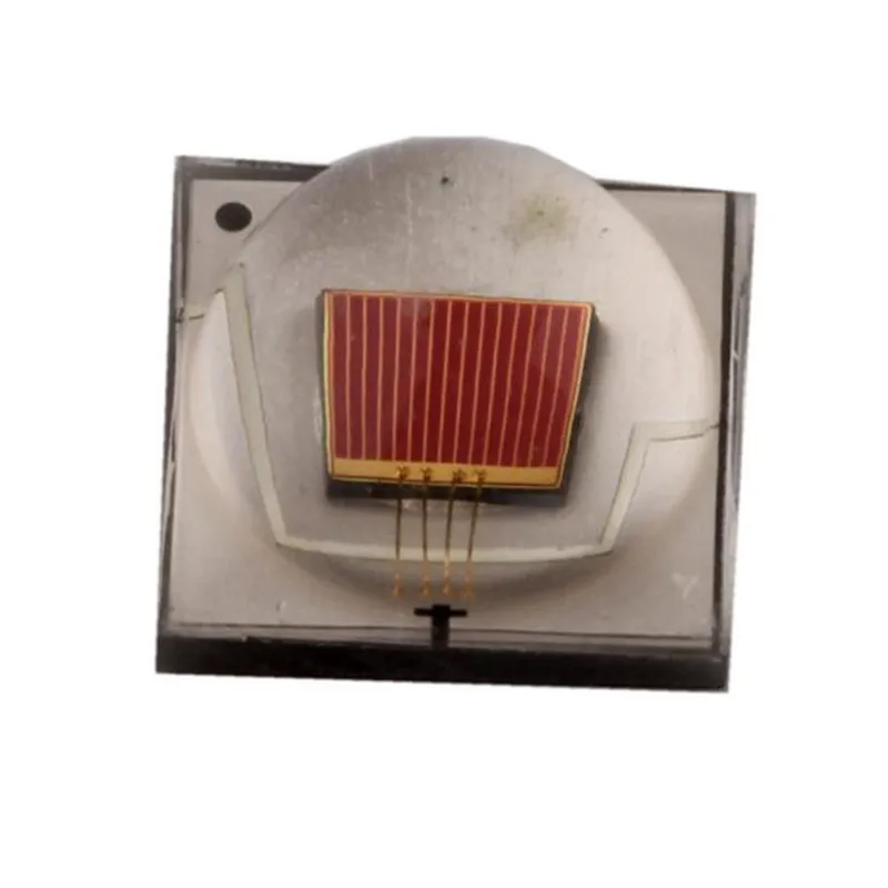 Billig 100 Stücke 6 W LED SMD5050 Chip XML T6 Rot 620-630nm High Power Bead Taschenlampe/auto/fahrrad/ Scheinwerfer Keramik Substrat Freies Verschiffen