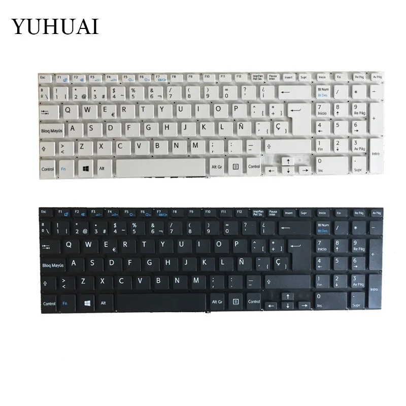 

Spanish/SP Laptop Keyboard For Sony Vaio Fit 15 SVF15 SVF151 SVF152 SVF153 SVF154 SVF15E SVF152C29M SVF152A29V
