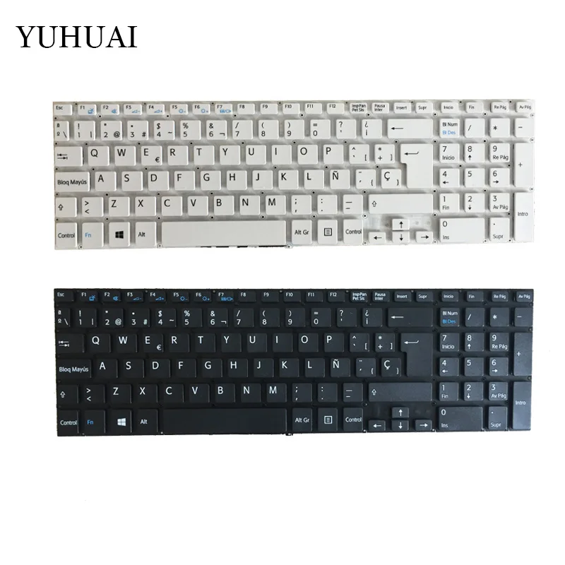 Испанская клавиатура для ноутбука Sony Vaio Fit 15 SVF15 SVF15A SVF15E SVF15A16CXB SVF15N17CXB SVF152100C SVF152A29M SP