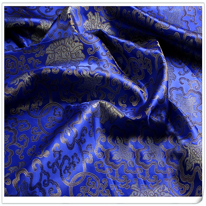 Honour Flowers style Brocade Fabric Damask Jacquard Apparel Costume Upholstery Furnishing Curtain DIY Clothing Material BY meter | Дом и сад