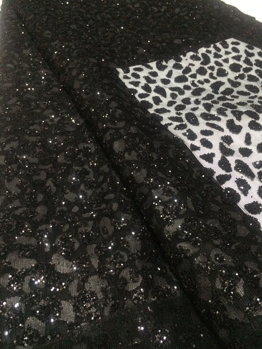 Модная французская кружевная ткань CGL3360 для свадебной вечеринки черное