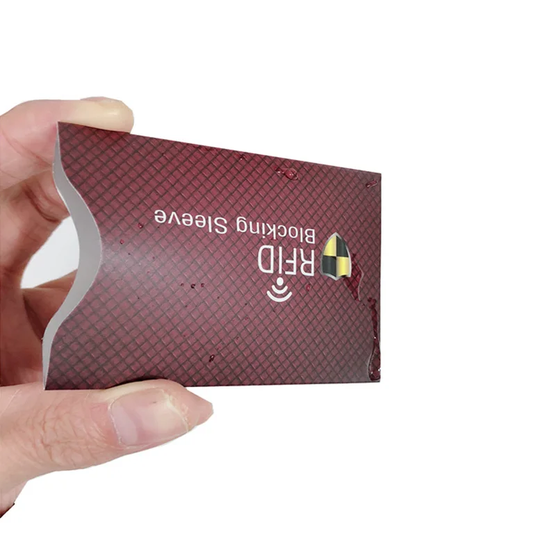 1 шт. RFID Блокировка ID держатель для карт NFC Экранирование банковская карта сумка