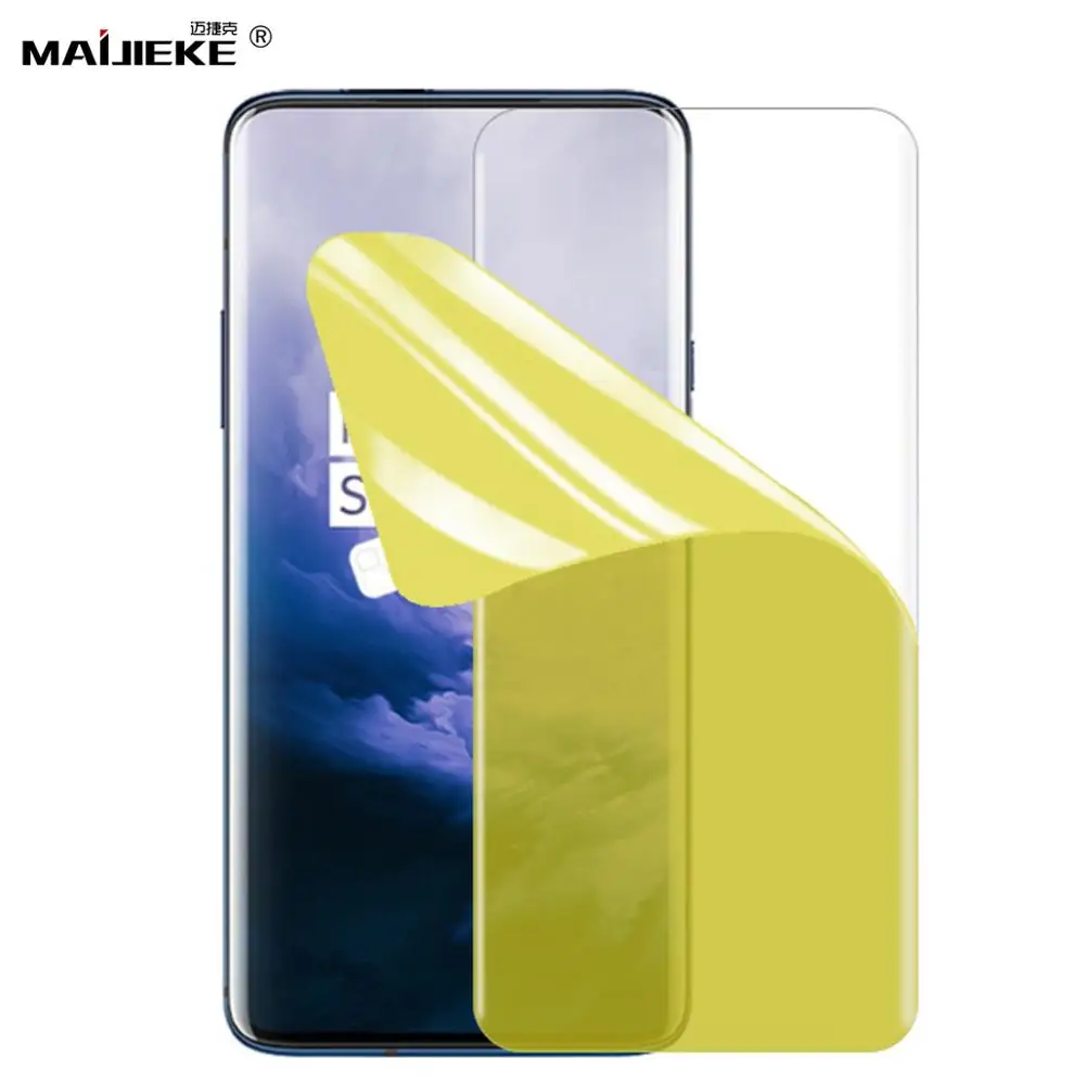 5D мягкая Передняя Гидрогелевая пленка из ТПУ для Oneplus 7 Pro 7Pro Nano защита экрана 6 6T