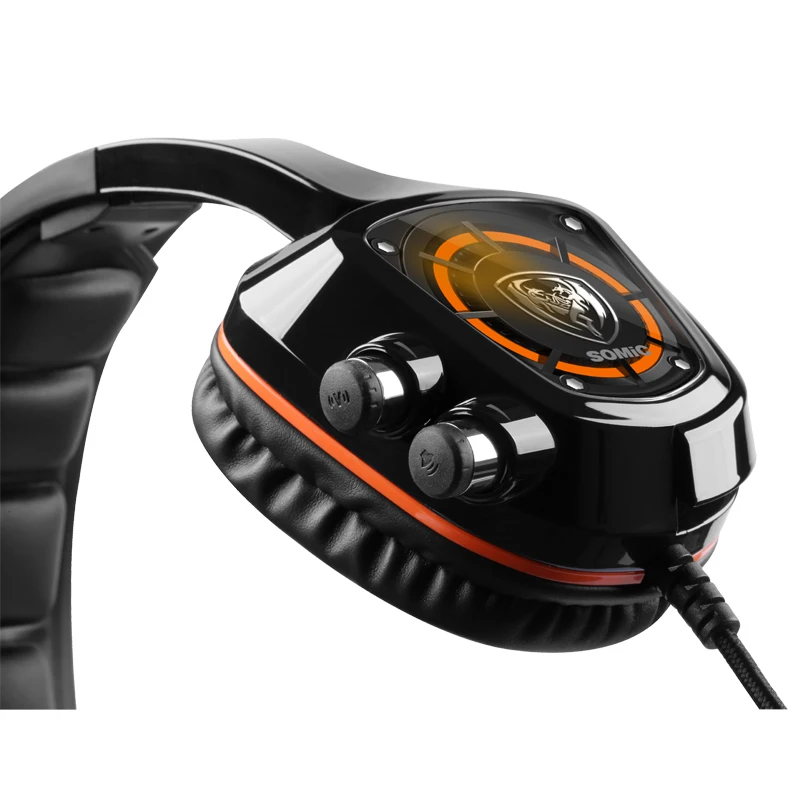 Somic G910 наушников 7 1 Surround Sound Gaming вибрации гарнитура наушники USB с микрофоном PC бас