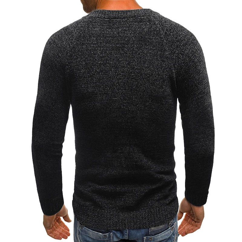 Мужской свитер мужской пуловер с высоким воротом свитер в белую полоску вязаный мужской свитер