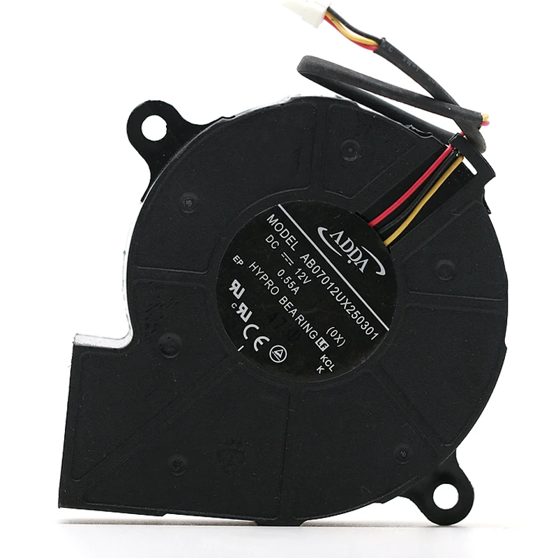 Для ADDA AB07012UX250301 DC12V проекторы Охлаждающие вентиляторы