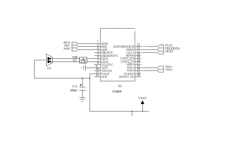 1 шт. XS3868 XS-3868 Bluetooth стерео аудио чип управления модулем OVC3860 модуль Bluetooth