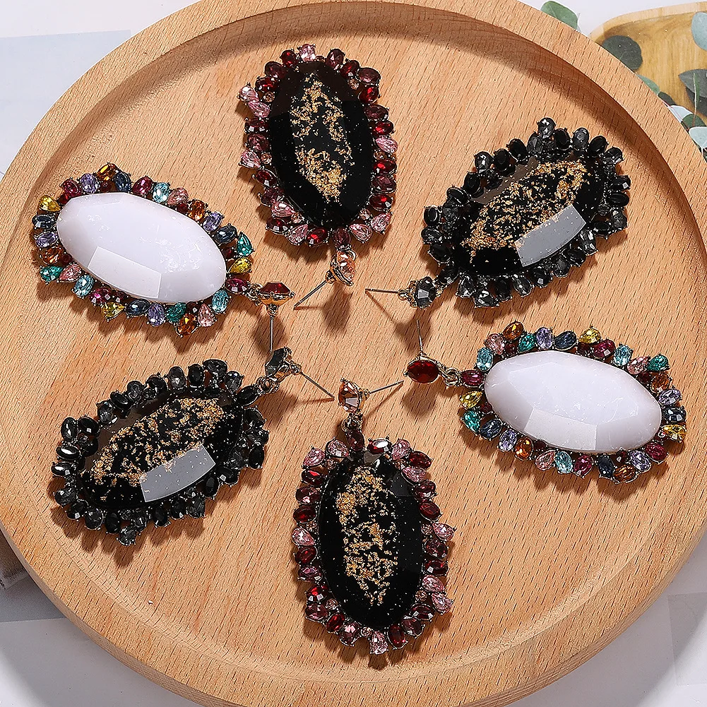 3 вида цветов бисерные Серьги хорошего качества серьги в стиле бохо с кристаллами