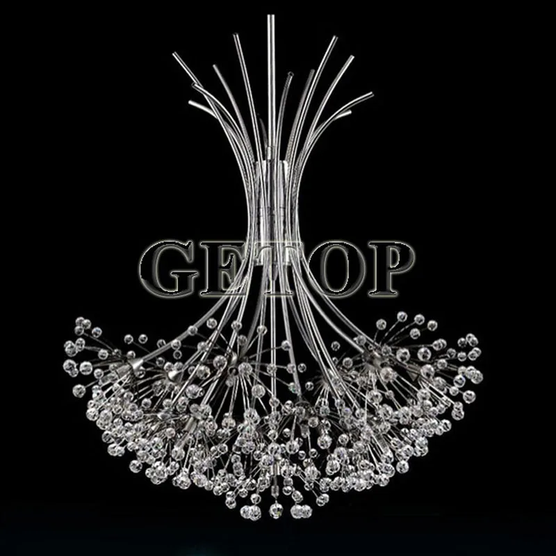 Фото ZX Modern K9 Crystal Chandelier G4 LED Dandelion H80cm Lights Lustre Sitting Room Indoor Decorative Ceiling Lamp Tree Lampshade Лампы и ZX Modern K9 Crystal Chandelier G4 LED Dandelion H80cm Lights Lustre Sitting Room Indoor Decorative Ceiling Lamp Tree Lampshade Лампы и