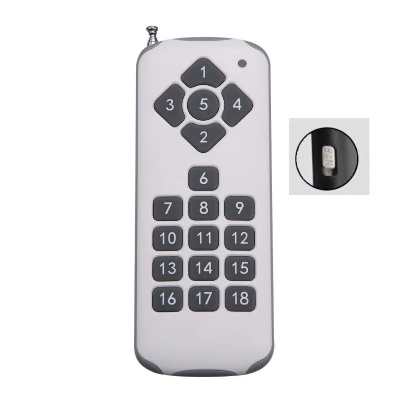 DC 12V 18CH RF Wireless Remote Control Switch System Transmitter + Receiver 315/433.92 MHZ | Электроника