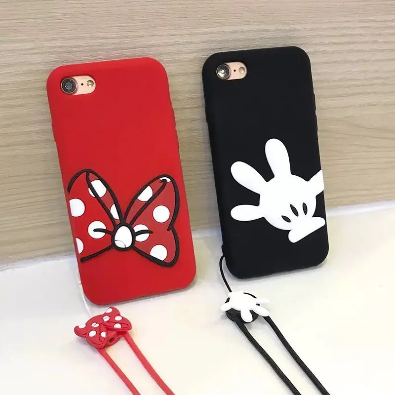 Чехол VORSON для пары iphone X чехол 6 s 7 8 plus 3D силиконовый милый мультяшный модный