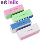 Бафферы для ногтей, 4 способа полировки, профессиональные инструменты для маникюрный спонж, 2 шт.