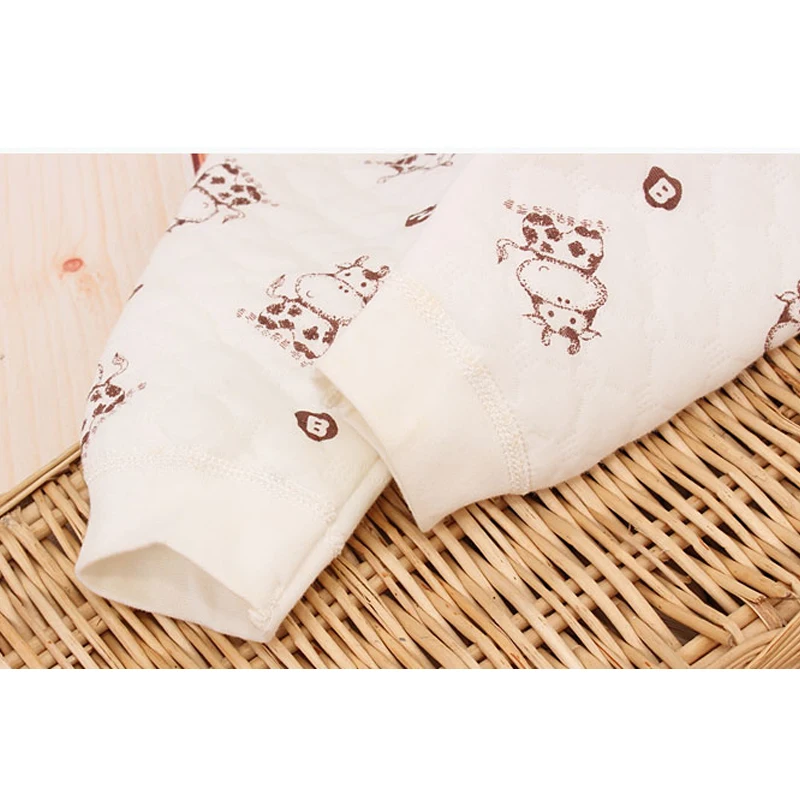 2 шт./компл. Детский комплект одежды из хлопка для новорожденных с длинными