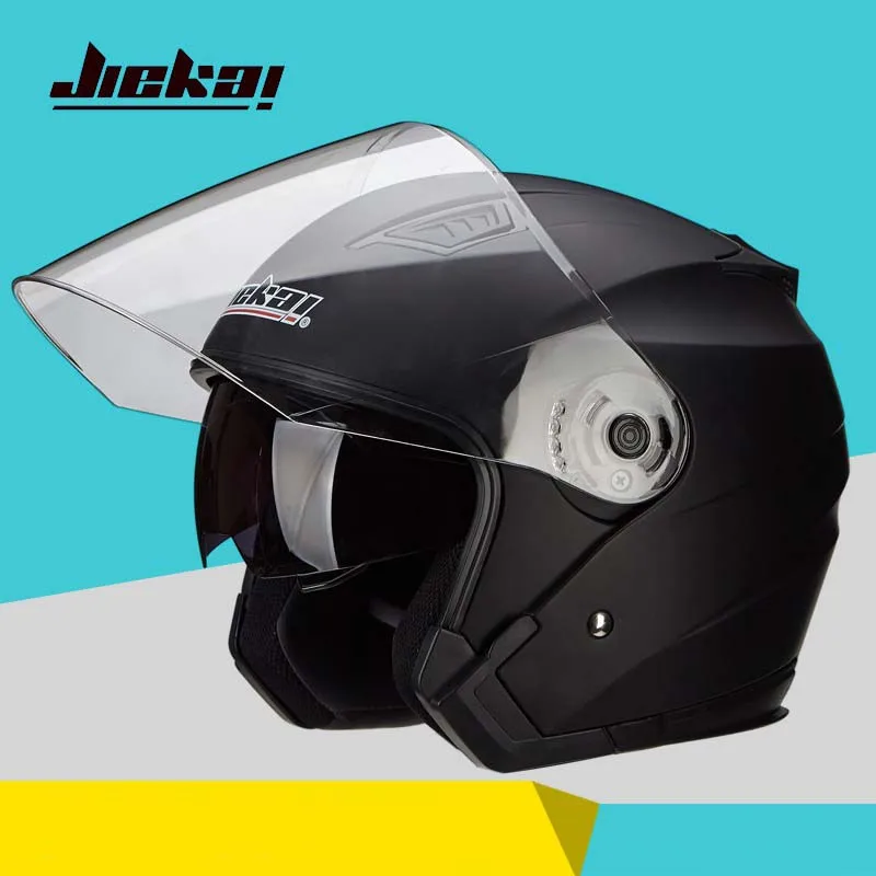 Moto rcycle 3/4 шлем с открытым лицом с двойными линзами для мотоцикла cicleta Cascos электромобиль скутер мото полушлемы