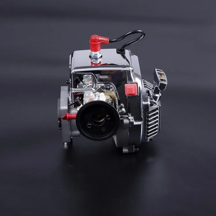 1/5 масштаб Rovan RC автомобильные запчасти газ Baja части 30,5 cc 4 болта хромированный двигатель с Walbro carb. И NGK Свеча зажигания 81010