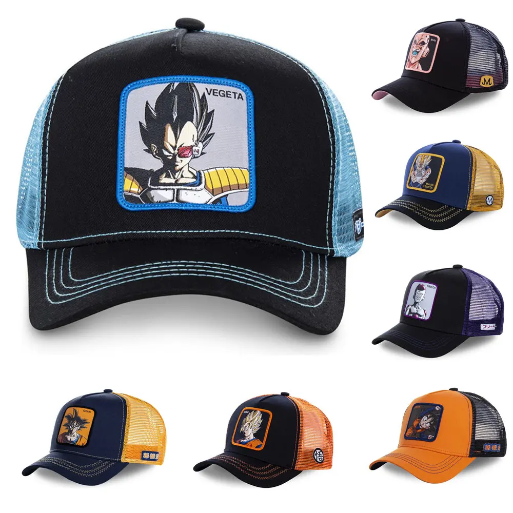 Dragon Ball, бренд, 12 стилей, бейсболка Snapback, хлопковая бейсболка для мужчин и женщин, хип-хоп, папа, сетчатая шапка, бейсболка, Прямая поставка