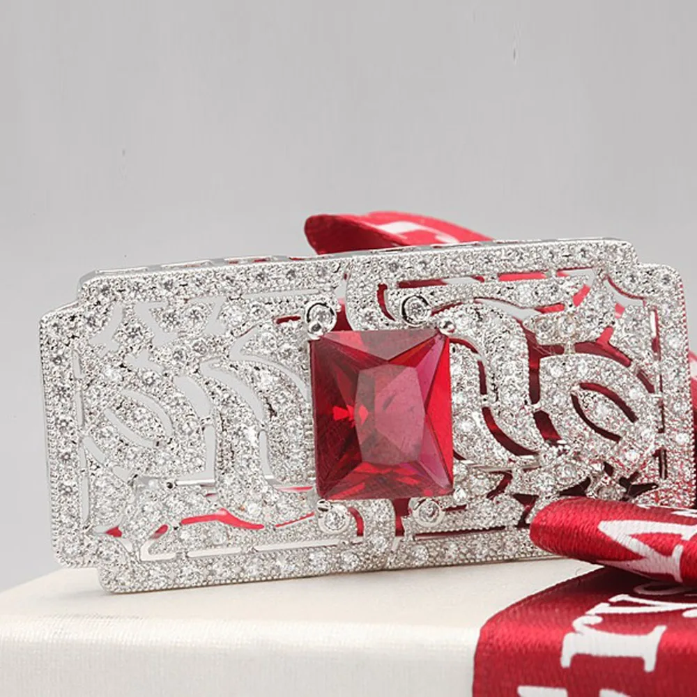 Новое поступление броши LUOTEEMI брошь с полным кубическим цирконием ААА роскошная