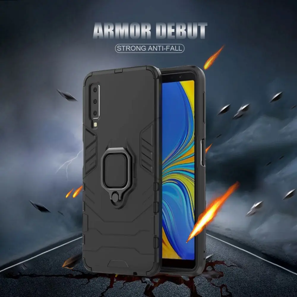 L-FADUNT чехол для телефона Samsung Galaxy A7 A8 Plus 2018 Магнитный J4 J6 защитный | Мобильные