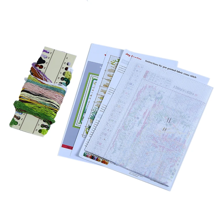 Набор для вышивки крестиком бесшумный выход из окна | Дом и сад