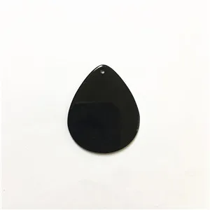 black Новое поступление! 30x23mm100pcs/лот Акриловые Висячие Подвески для сережек/сережек аксессуары/детали для серег DIY - Цвет: black