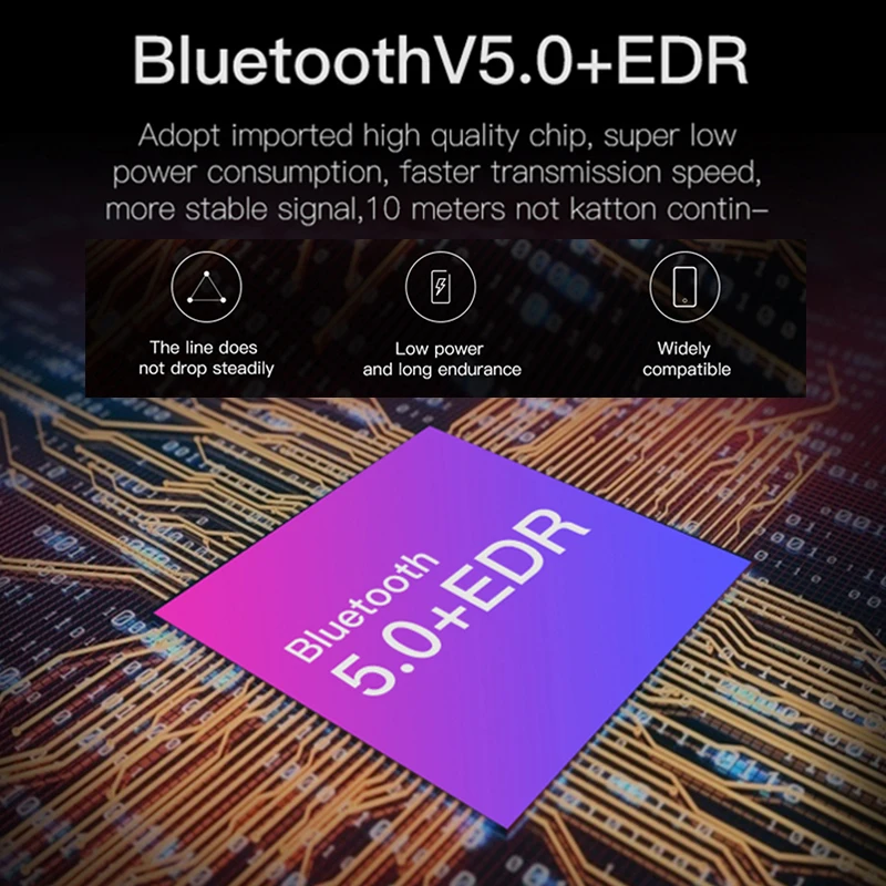 Bluetooth 5 0 наушники гарнитуры X18s TWS стерео устойчивое Беспроводные спортивные с CVC 6