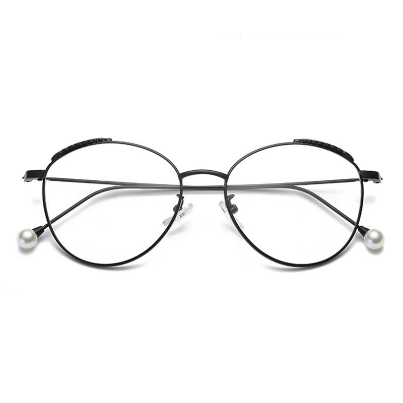 New Fashion Prescription Glasses Women Round Frame Men Optical Lens Metal Ultralight Retro Eyeglasses Myopia Presbyopia gafas |