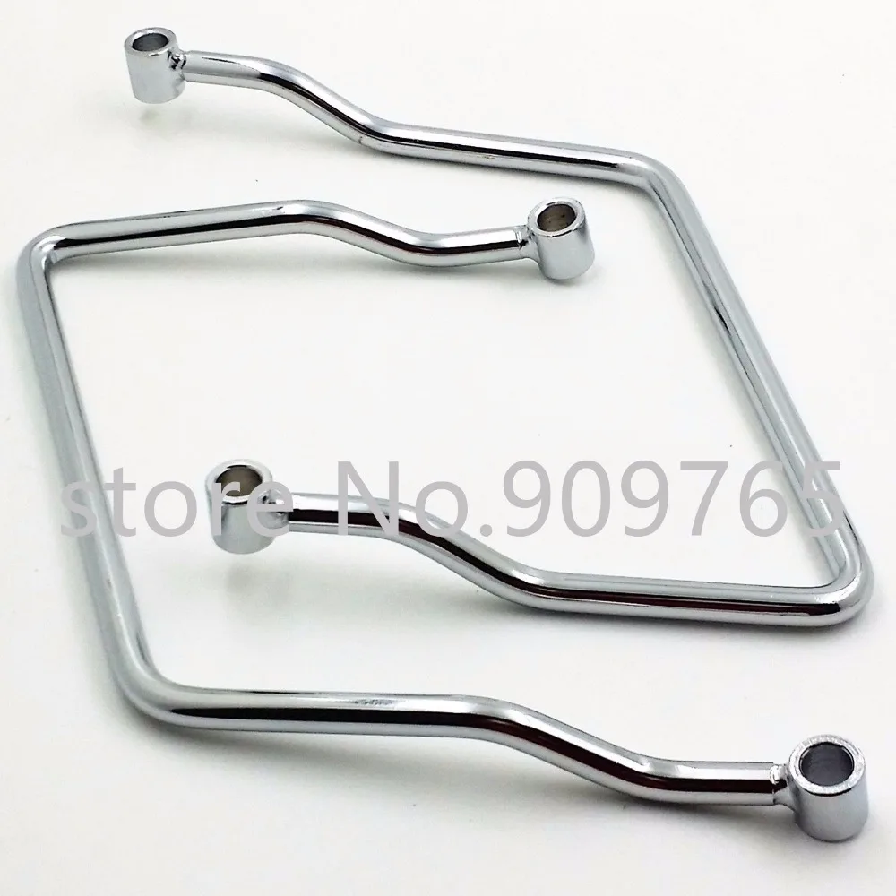Chrome 11cm Saddle bag Support Bar Mount Bracket For Honda Shadow ACE VT1100 Sabre 1100 C2 1995 1999|saddle support|saddle bracketssaddle bracket |
