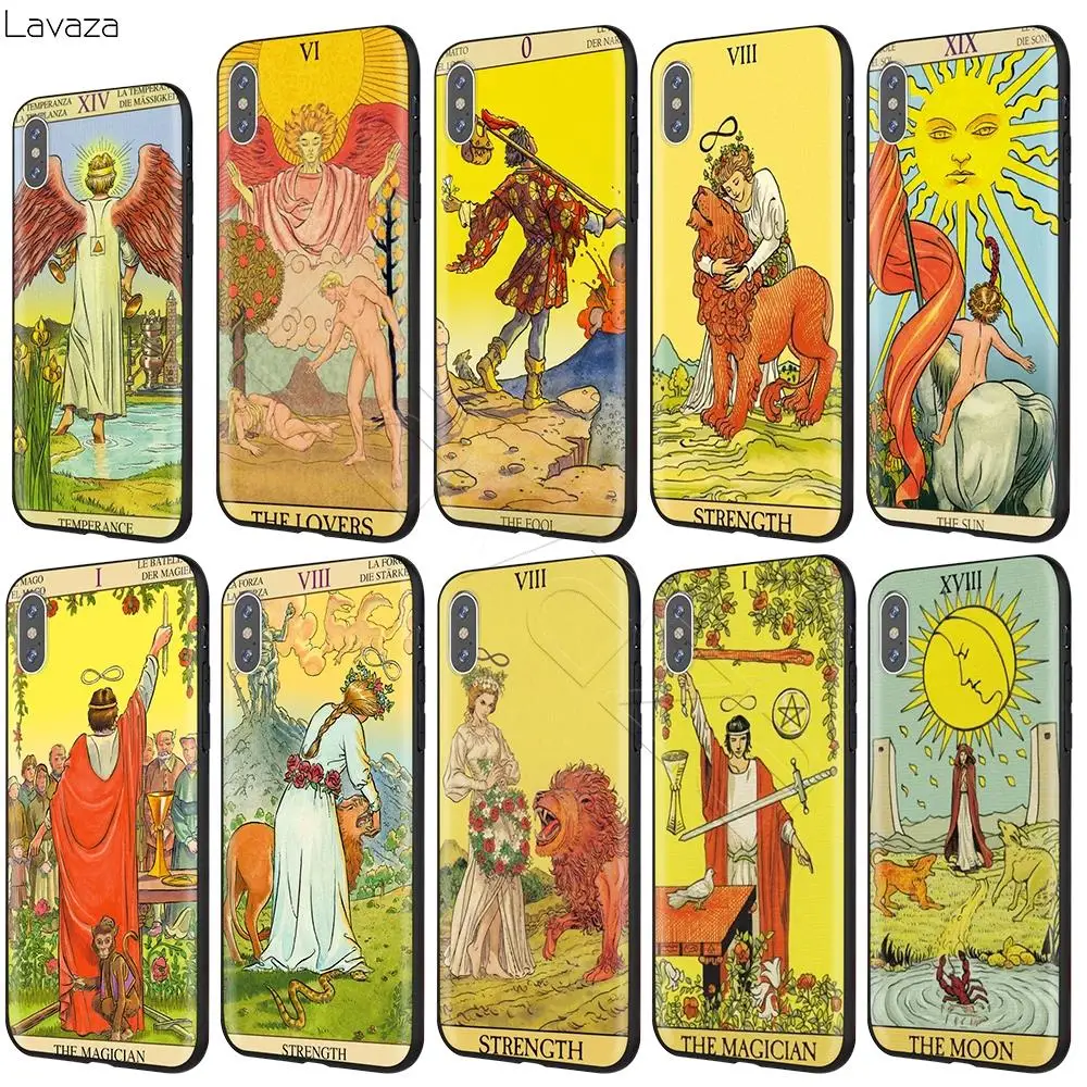 Чехол для карт Lavaza Tarot iPhone 12 mini 11 Pro XS Max XR X 8 7 6 6S Plus 5 5s se|Бамперы| |