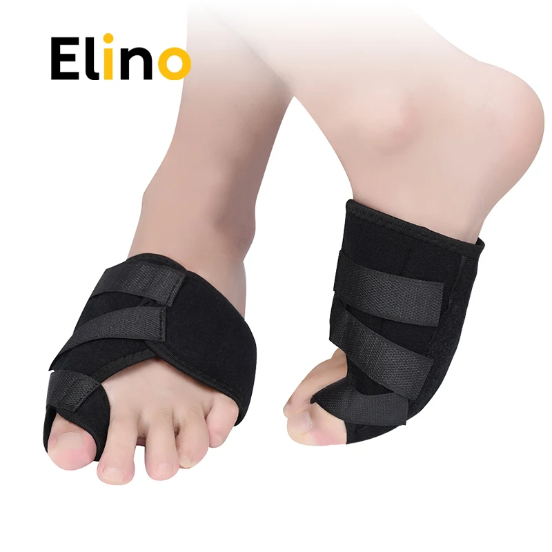 

Elino Hallux Valgus Orthosis Fabric Bunion Device Brace Toe Orthopedic Correct Insole Big Bone Pain Relief Shoe Pad Accessories