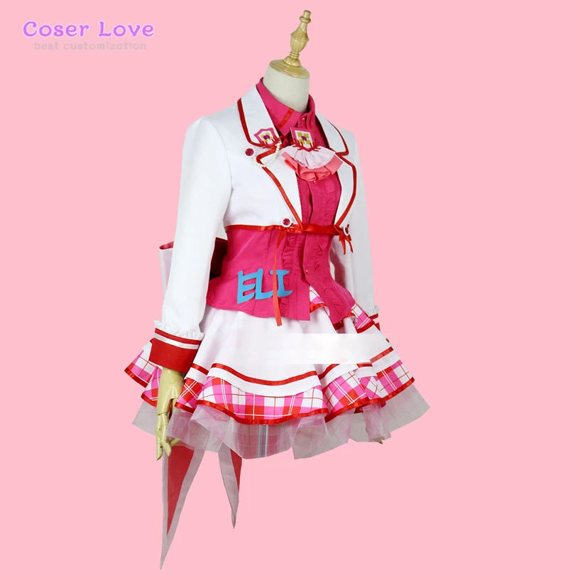 LoveLive Eli Ayase костюм для косплея Элли Рождественский на Хэллоуин | Тематическая