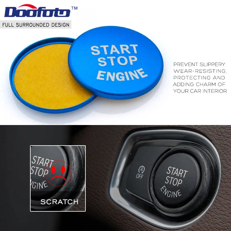 Doofoto автомобильный Стайлинг для Bmw E46 E60 E39 F30 F20 118i F22 F23 F45 X1 F48 E84 E90 E91 E93 X6 кнопка