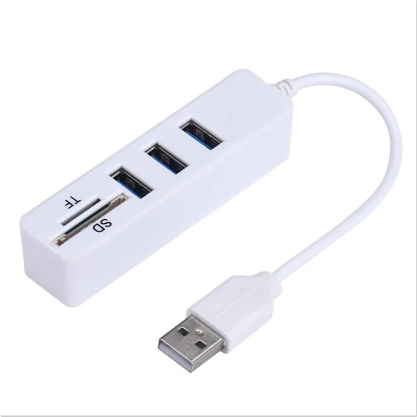 Usb-хаб планшет 2 в 1 супер скорость USB 0 3 порта сплиттер концентратор + кардридер
