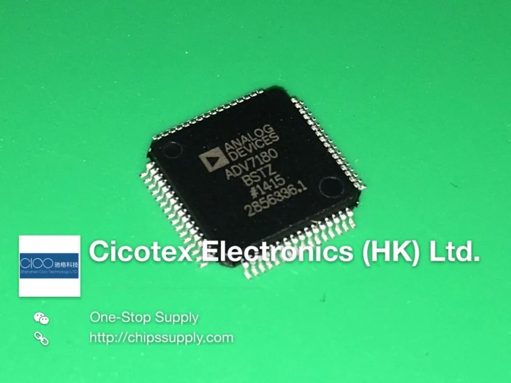 

2pcs/lot ADV7180BSTZ LQFP64 IC VIDEO DECODER SDTV 64-LQFP