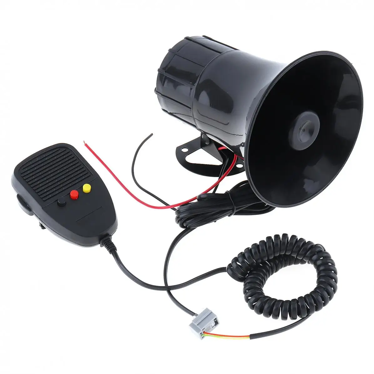Прочный 12V 100W 3 звуков автомобиля электронная Предупреждение сирена мотоцикл