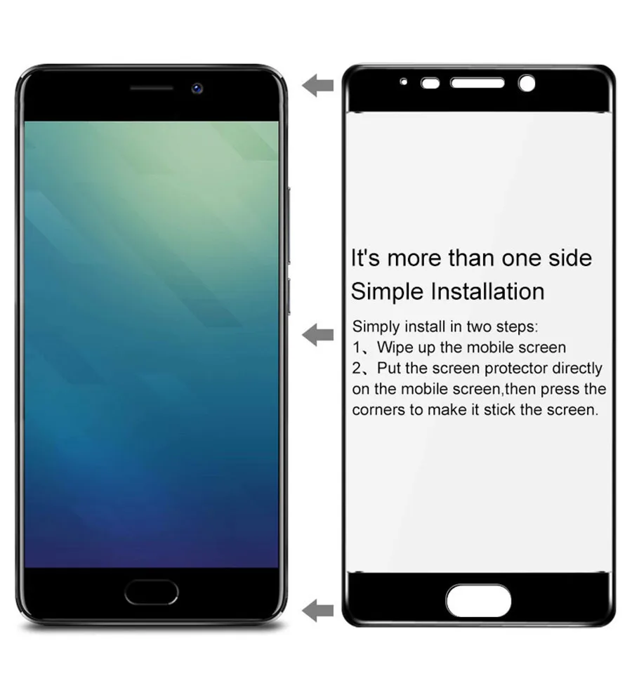 Бренд IMAK полное покрытие закаленное стекло для Meizu M6 NOTE Стекло 9H 2.5D Премиум полный экран протектор Защитная пленка безопасный Чехол