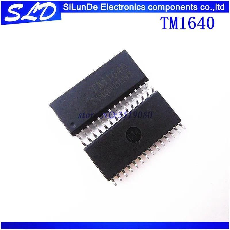 

Free Shipping 100pcs/lot TM1640 1640 SOP-28 new and original in stock