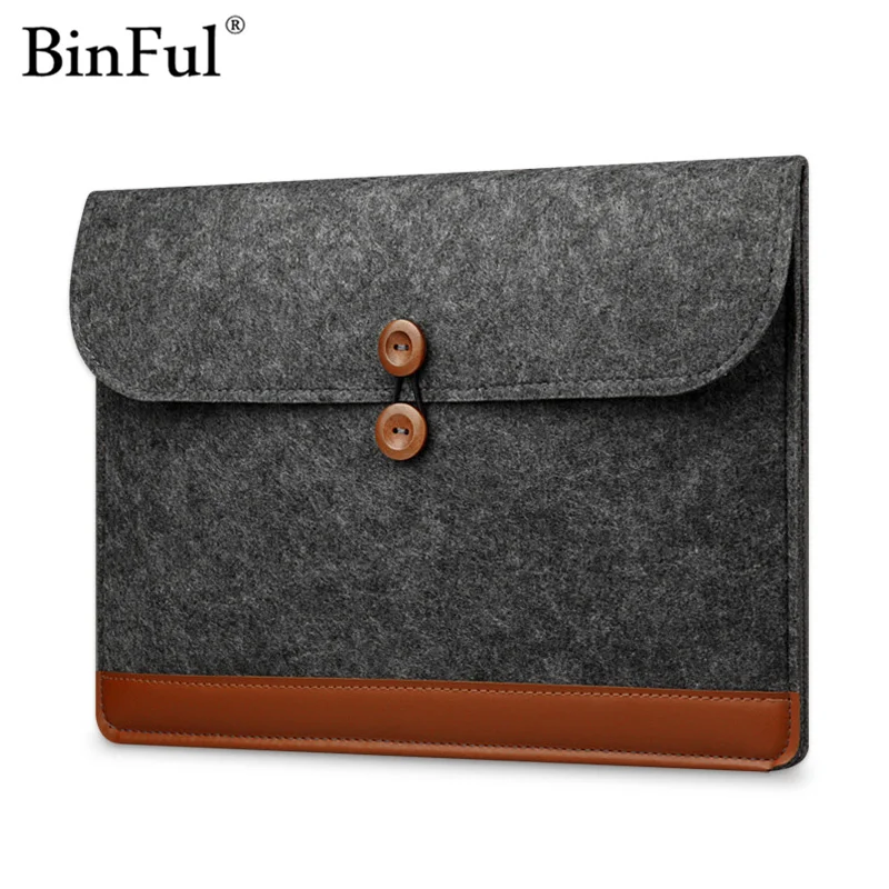Binful Wool Войлок сумка для ноутбука чехол Macbook Air 11 12 13 15 Pro Retina 6 3 4 &quotСумка 13|Сумки и