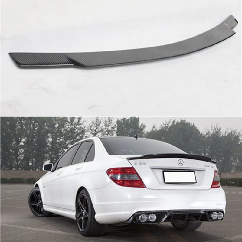 Отделение из углеродного волокна для Benz W204 спойлер C класса C200 C250 C300 C350 C63 4-дверный