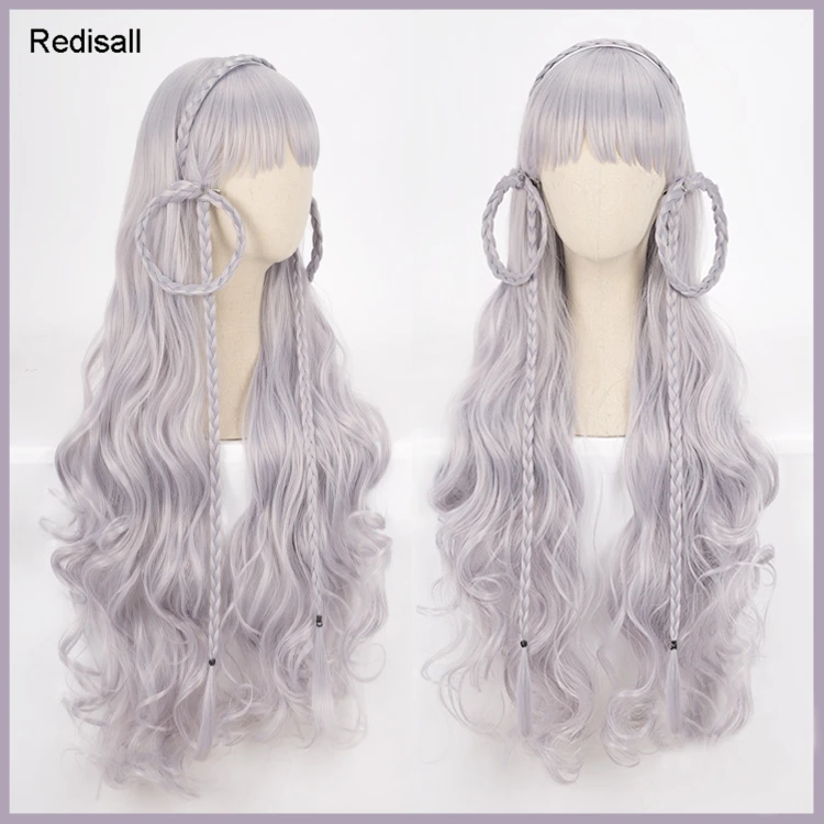 Nursery Rhyme Cosplay Wig Fate EXTRA CCC Last Encore Grand Order Servant Curly Brainds Synthetic Hair for Adult |