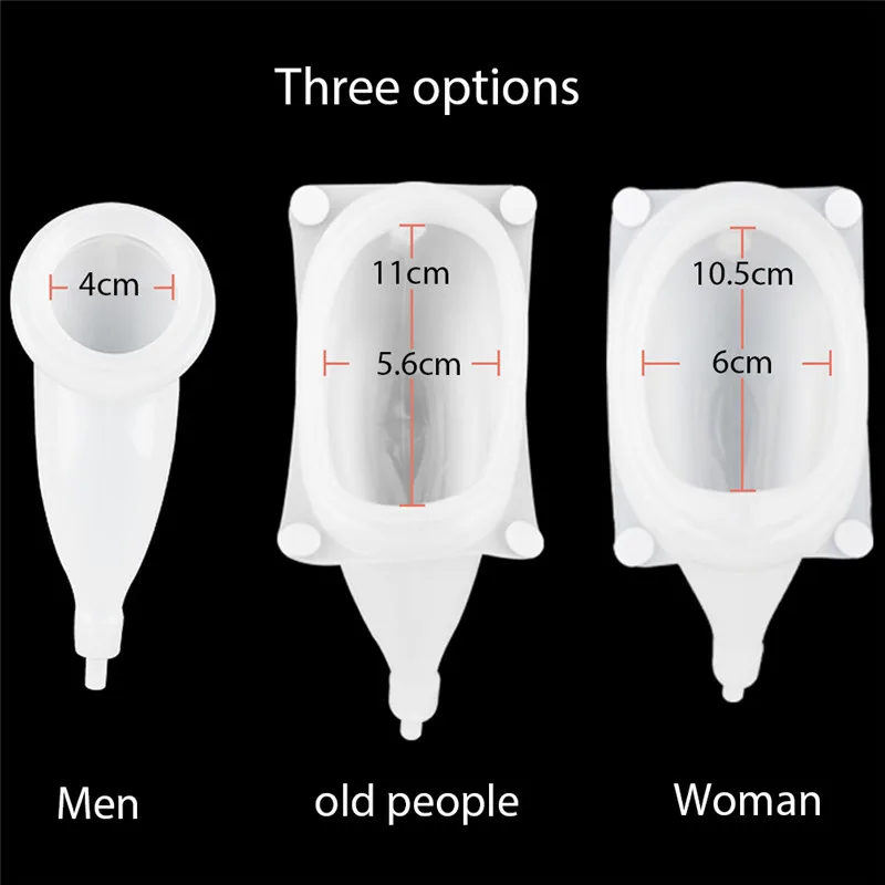 Гипоаллергенный силиконовый Писсуар для взрослых с катетерным мешком 1000 мл 2000