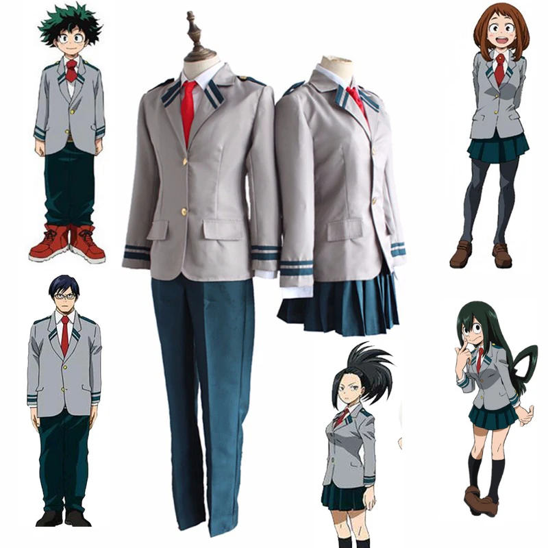Аниме Boku no Hero Academy OCHACO URARAKA Midoriya izku Косплей мой герой Academy Косплей Костюм Школьная форма Спортивная одежда