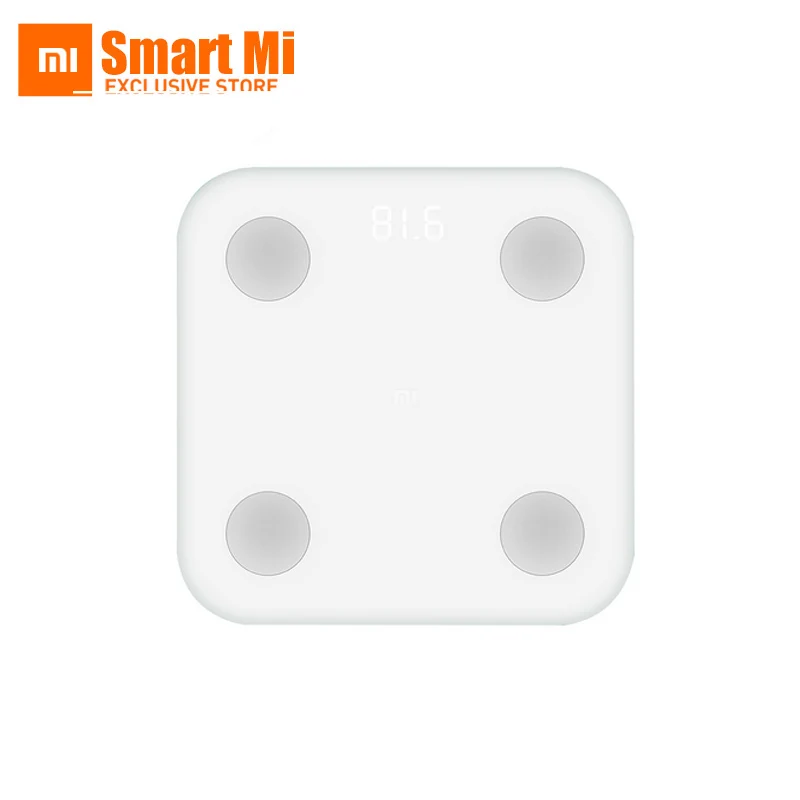 Весы Xiaomi Mi Body Fat Scale 2 умный прибор для измерения веса тела цифровой светодиодный