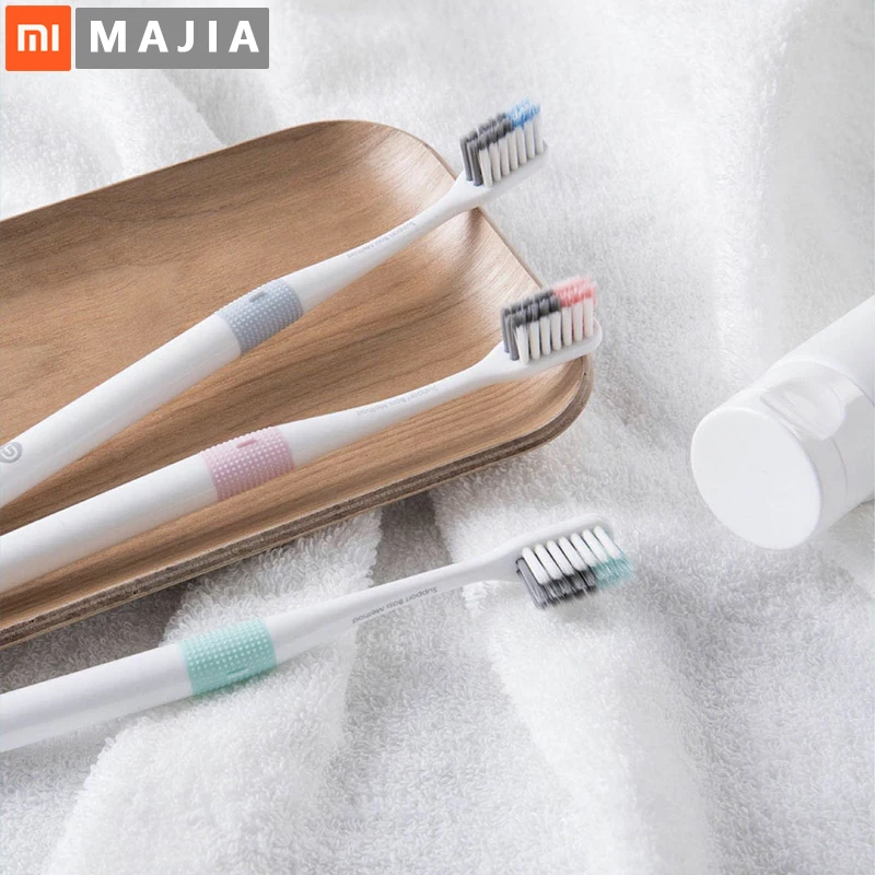 Xiaomi DOCTOR B зубные щетки для дома 4 цвета в 1 набор Глубокая чистка дорожная зубная
