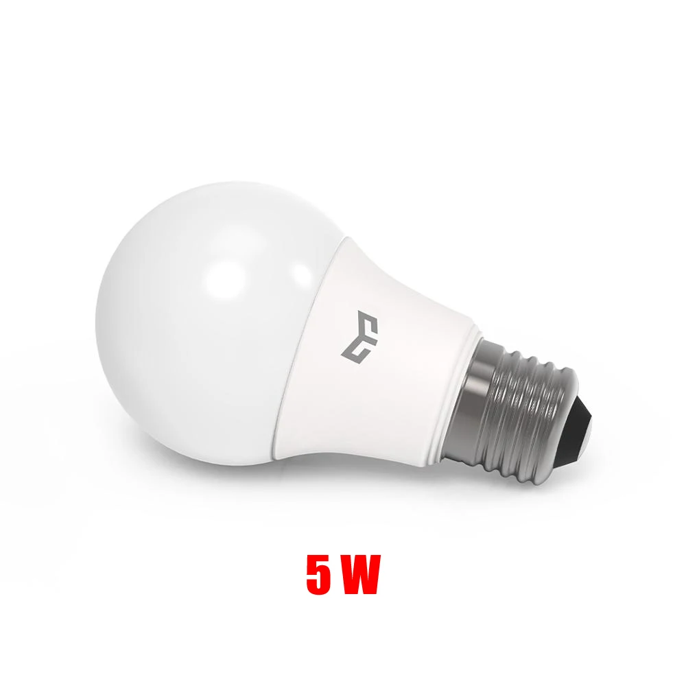 5W Xiaomi Yeelight светодиодный светильник Холодный белый 25000 часов жизни 5 Вт 7 Вт 9 Вт 6500 К E27 лампа 220 В для потолочной лампы/настольная лампа - Цвет: 5W