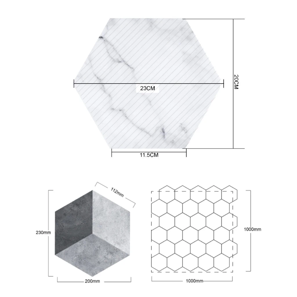 Новинка водостойкая напольная плитка для ванной комнаты наклейка клейкая ПВХ