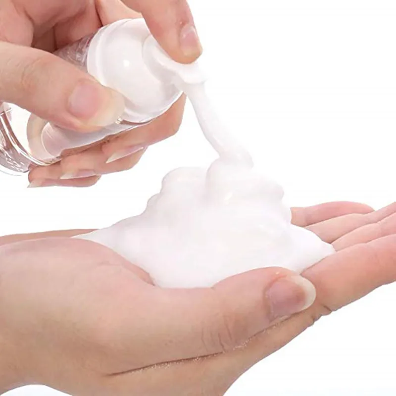 

30pcs/lot 60ml PET Refillable bottles Foaming Soap pump bottle, plastic clear travel bottle