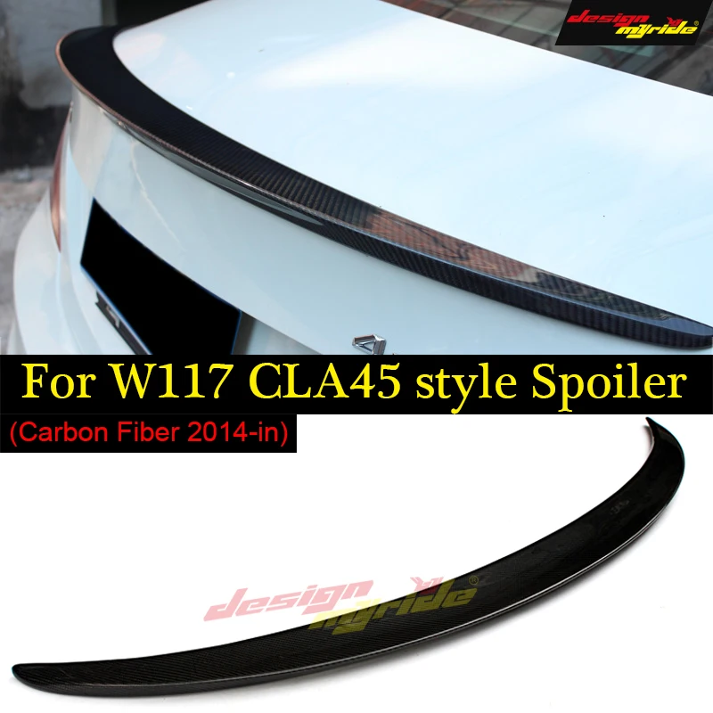 Для Mercedes CLA W117 C117 X117 задний багажник высокий спойлер Duckbill крыло для AMG стиль
