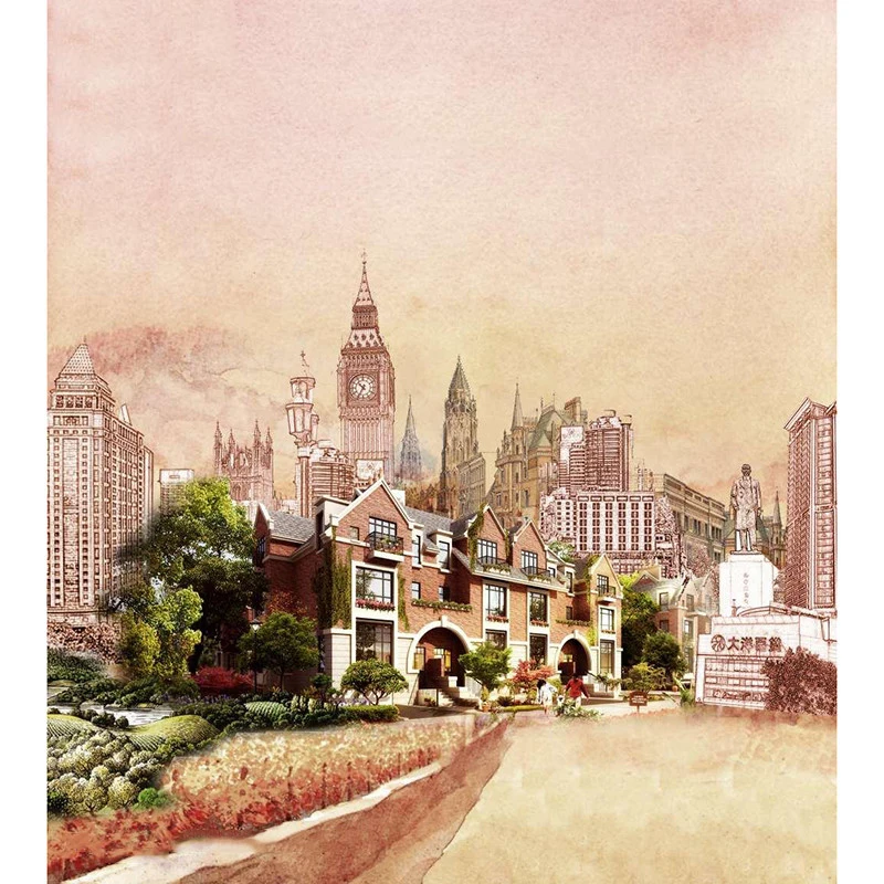 

Full Square/Round DIY Diamond Embroidery Street landscape 5D Diamond Painting Rhinestone Mosaic Home Decor HYY