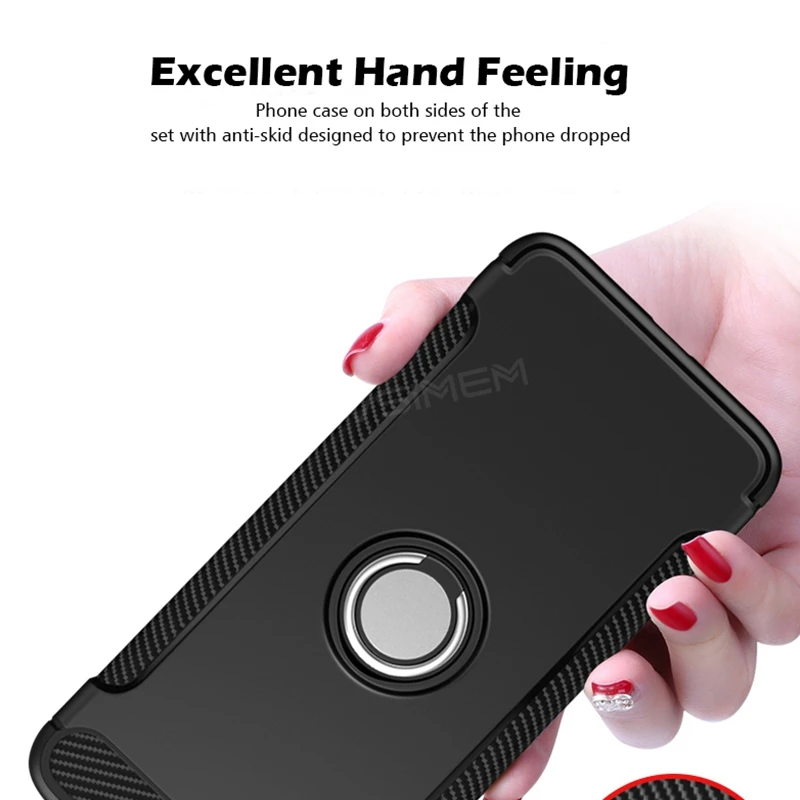 360 Ring Holder Phone Case For XiaoMi Mi 6 Mi6 5.15 inch M6 XiaoMi6 Pro Prime Magnetic Car Stand TPU Silicone Cover | Мобильные