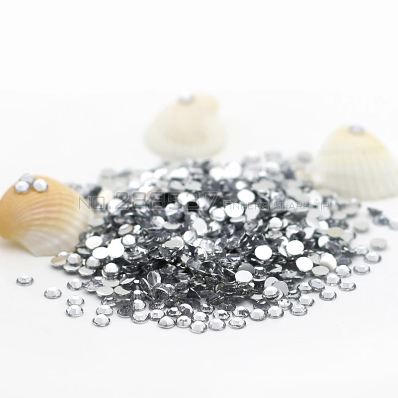 

1000pcs 5mm SS20 Round Fashion Glitter Nail Art Rhinestone Transparent Crystal Decoration Rhinestones Beads Nail DIY Z01